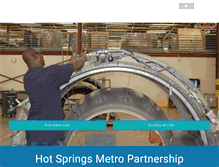 Tablet Screenshot of hotspringsmetropartnership.com